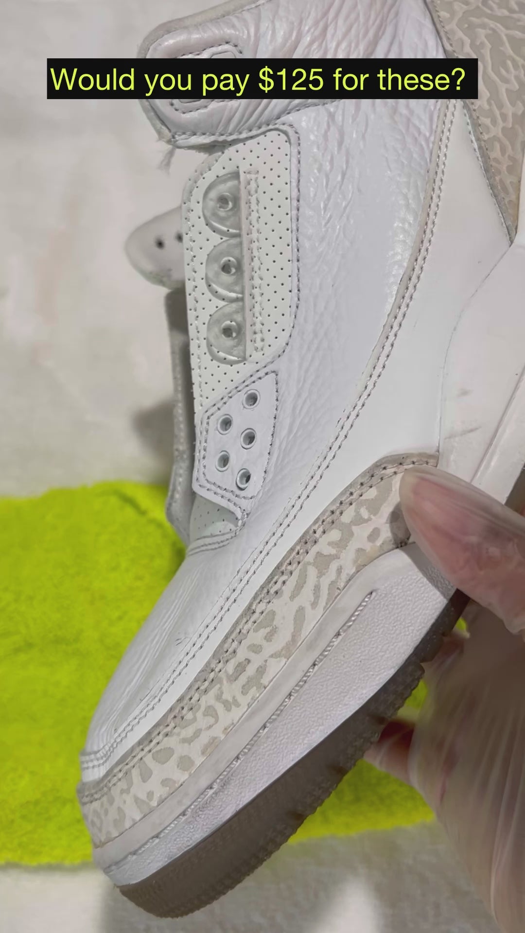 Load video: Who says your DREAM sneakers can’t be used??